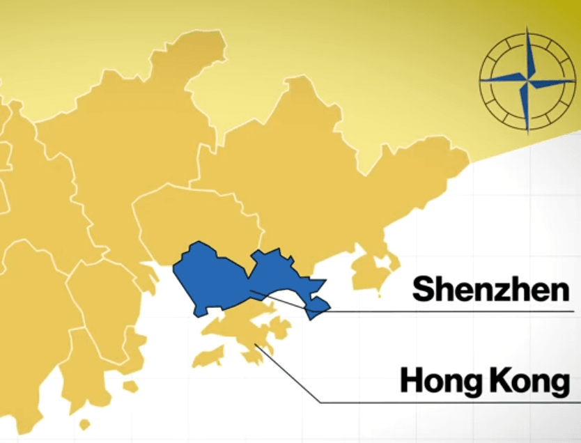 Расположение Shenzhen