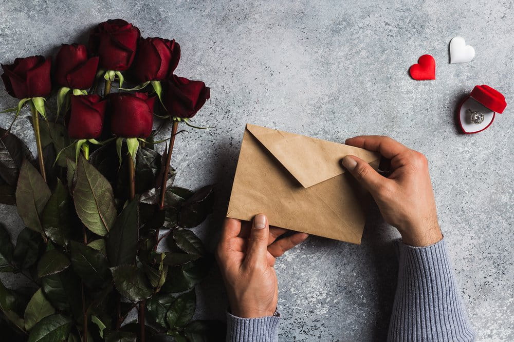 Отправить любовное письмо